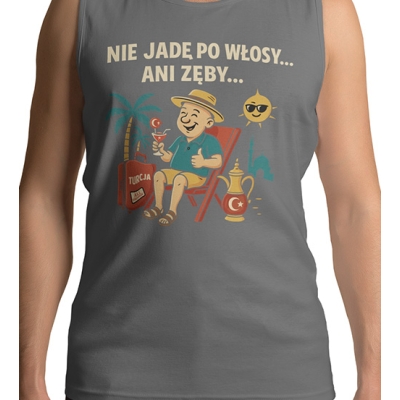 TANK TOP WAKACYJNY  Zęby Włosy Turcja